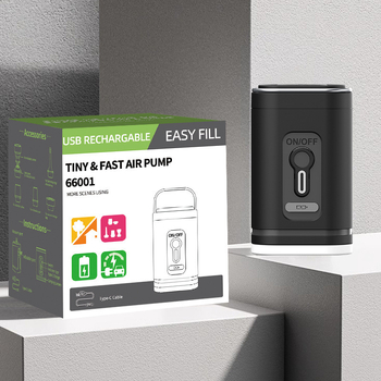 Prijenosna 12V DC automobilna pumpa za zrak s litijskom baterijom, 70 L/min, digitalni zaslon, 20+ min radnog vremena