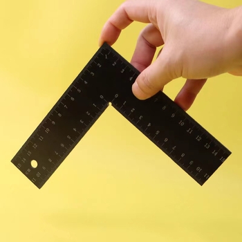 Tang's bakelīta L-veida taisnstūra leņķmērs, mērījumu diapazons 200