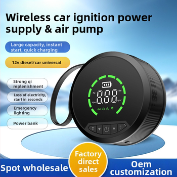 Automobilska pumpa za zrak s litijskom baterijom, 12V, 100W, 30 L/min, digitalni zaslon