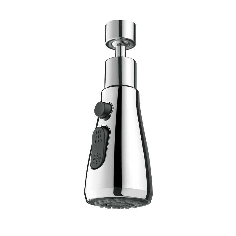 Produžni produžitelj slavine za kuhinju s produženim rotirajućim izljevom i spojem protiv prskanja; Materijal: ABS; Ulaz/izlaz Ø50 mm; Promjer sjedala ventila Ø20 mm; Model 4566; Ugradnja nije potrebna