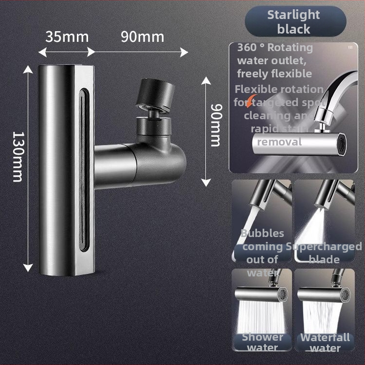 DJ-055 predlžovač kuchynského kohútika, meď zliatina, pripojenia 22–24 mm, 0–90 °C, oceľové jadro ventilu