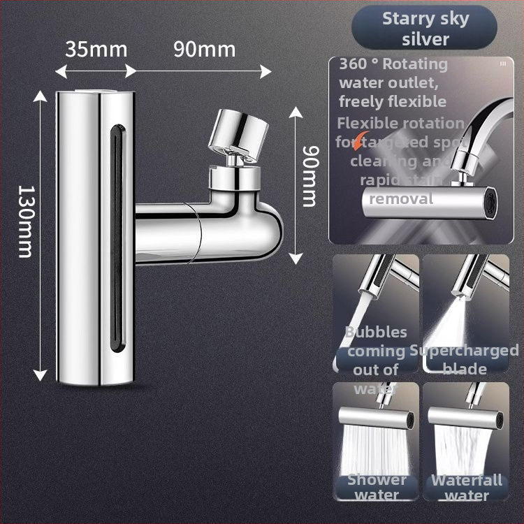 DJ-055 predlžovač kuchynského kohútika, meď zliatina, pripojenia 22–24 mm, 0–90 °C, oceľové jadro ventilu