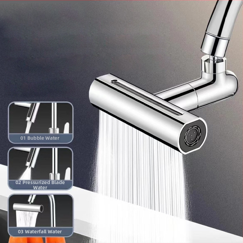 DJ-055 predlžovač kuchynského kohútika, meď zliatina, pripojenia 22–24 mm, 0–90 °C, oceľové jadro ventilu