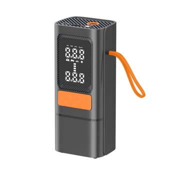 Automobilska pumpa za zrak, jednodijelna, 12V, 80W, 30 L/min, digitalni prikaz