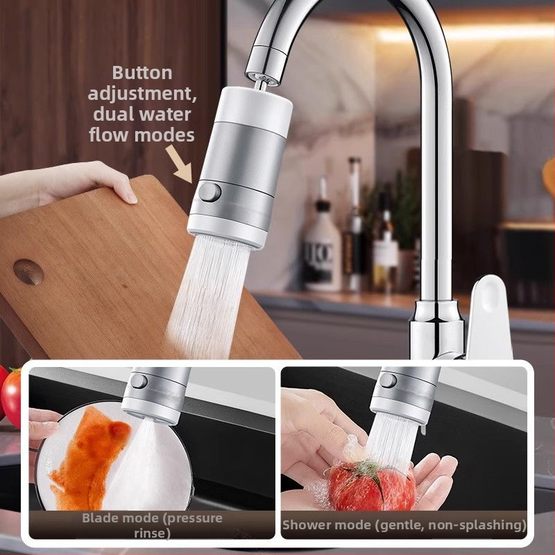 Proširivač za kuhinjski faucet s tijelom od nehrđajućeg čelika, keramičko jezgro ventila, samostalna instalacija, dizajn s jednim zglobom, model CLDD2YS