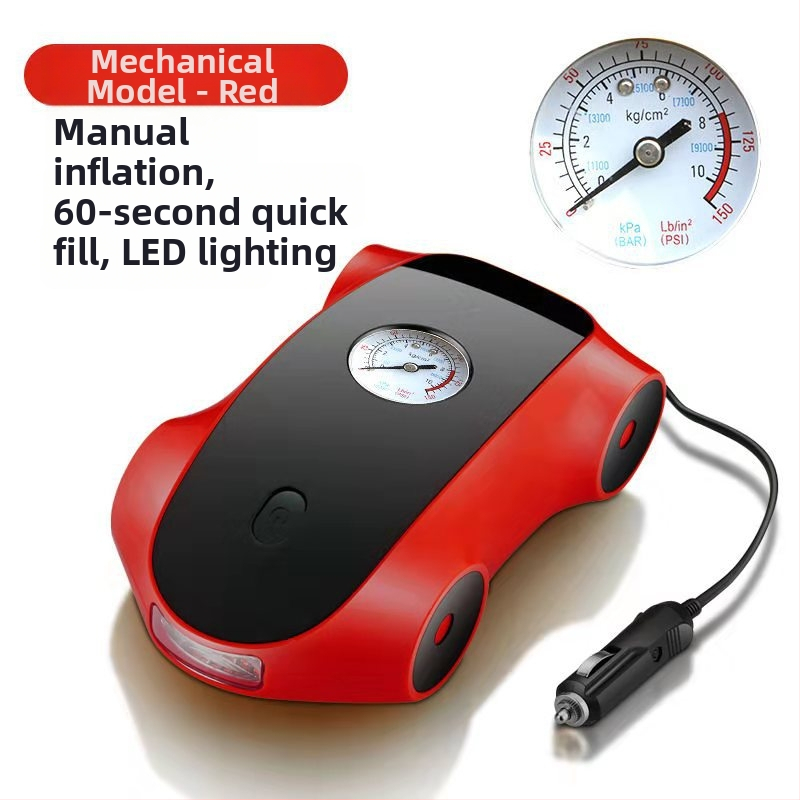 Prenosný 12V automobilový nafukovač s digitálnym displejom, 120W, 40 L/min, 2.8 m kábel