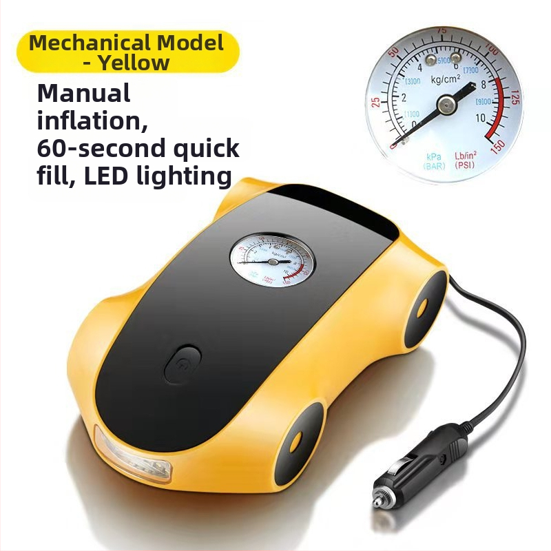 Prenosný 12V automobilový nafukovač s digitálnym displejom, 120W, 40 L/min, 2.8 m kábel