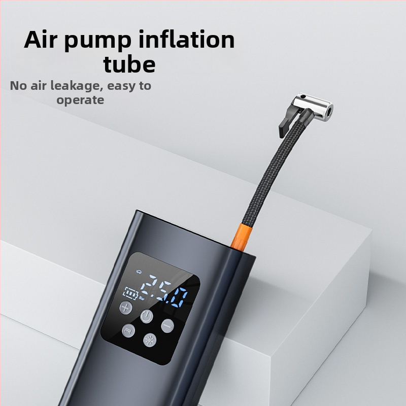 Youpinte automobilová pumpa na vzduch s digitálnym displejom, 12V, 280W+, dobíjateľná batéria, prietok vzduchu 45 L/min