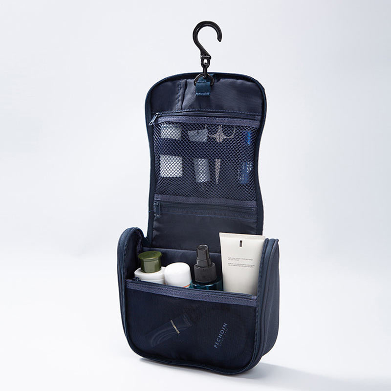 Японски стил, минималистична чанта за козметика и съхранение с катарама, изработена от полиестер