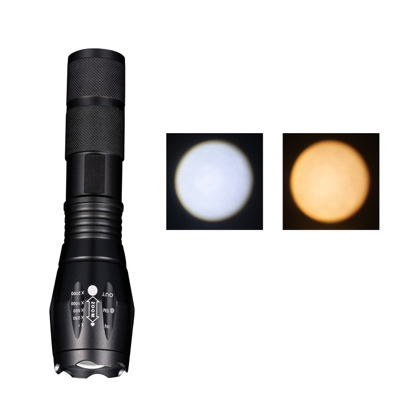 LED Φακός Ζούμ για Φωτογράφηση Πορτρέτου, 10W LED, Μπαταρία 1200mAh, Οπτικό Zoom, Εμβέλεια 200–500m