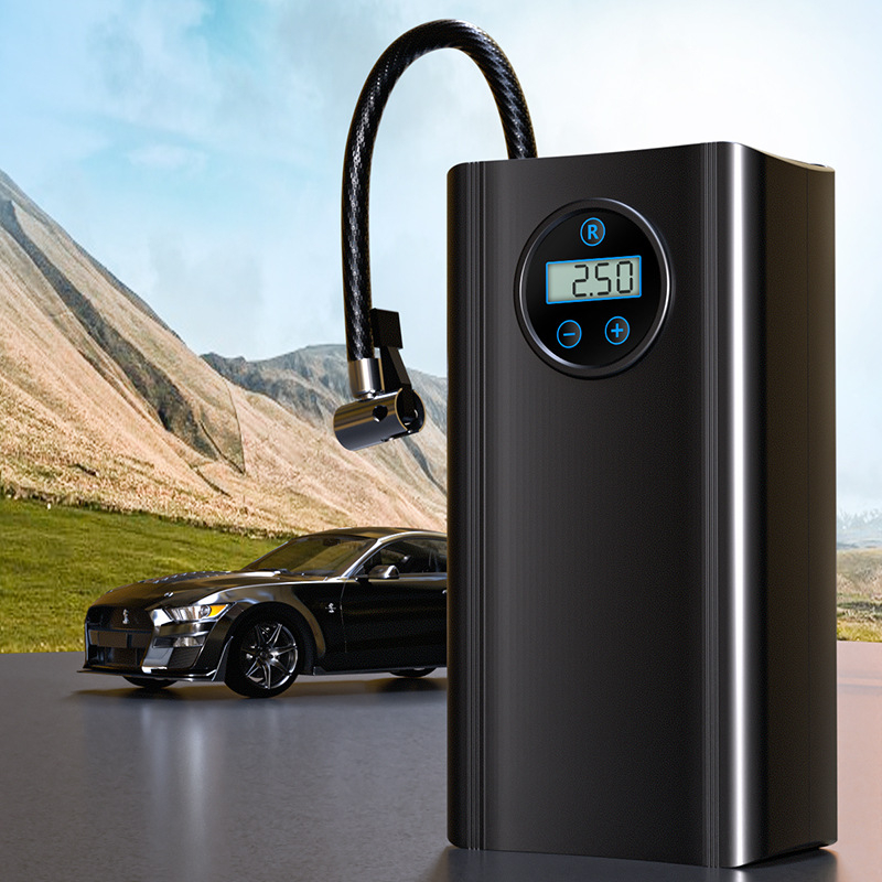 Automatska pumpa za automobil s digitalnim zaslonom, mjerač tlaka u gumama, 12V, 120W, protok zraka 25 L/min