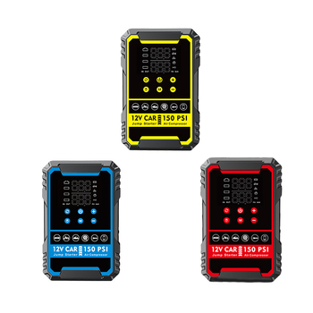 Autóindító készülék beépített pumpával és digitális gumiabroncs-szivattyúval, mindent egyben autóakku és power bank, CE tanúsítvány, bemenet 5/9V, kimenet 5V