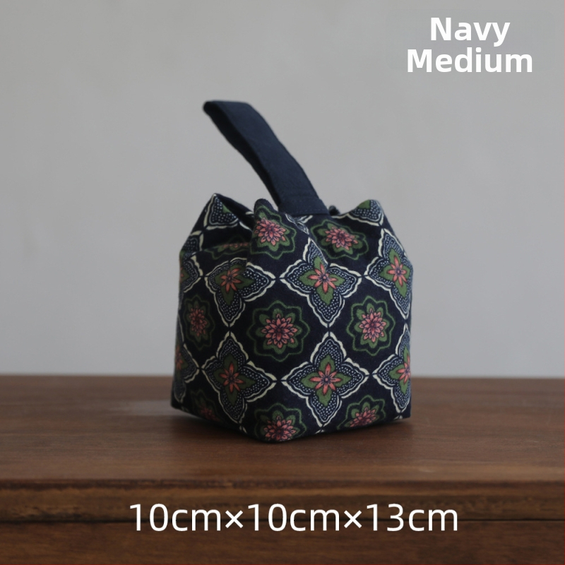 Τσάντα μεταφοράς σετ τσαγιού από ύφασμα – Νέο κινεζικό στυλ, με εκτυπωμένο λογότυπο, OPP συσκευασία, μάρκα Erya Fabric