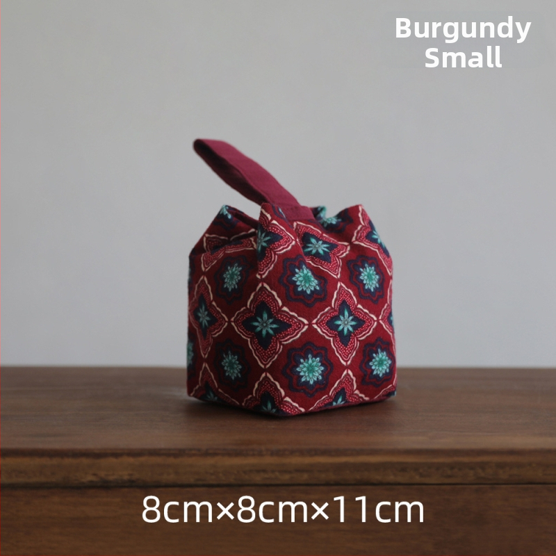 Τσάντα μεταφοράς σετ τσαγιού από ύφασμα – Νέο κινεζικό στυλ, με εκτυπωμένο λογότυπο, OPP συσκευασία, μάρκα Erya Fabric