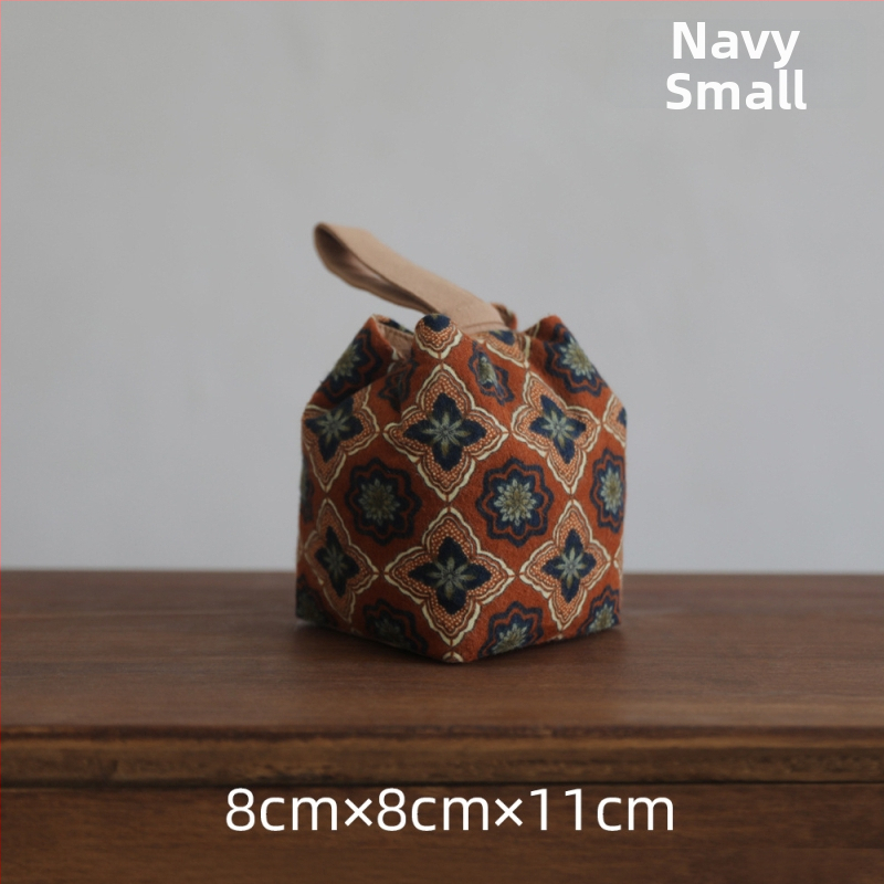 Τσάντα μεταφοράς σετ τσαγιού από ύφασμα – Νέο κινεζικό στυλ, με εκτυπωμένο λογότυπο, OPP συσκευασία, μάρκα Erya Fabric