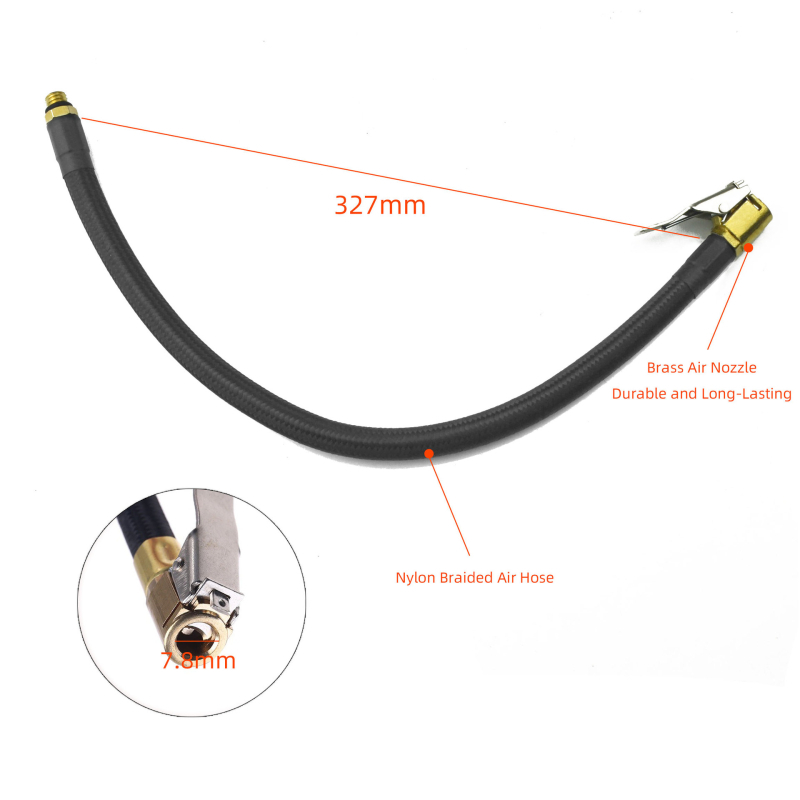 Mjerac tlaka u gumi auta i motocikla s digitalnim LED zaslonom, raspon 0-255 psi / 0-18 bar, preciznost 0,1 psi, pozadinsko osvjetljenje, napajan baterijom AA