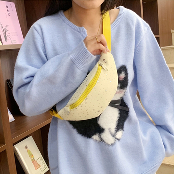 Zvaigznīšu raksta bērnu josta soma meitenēm, crossbody stil, elpojoša un izturīga, audums ar poliestera oderi, ikdienas lietošanai, pirmsskolas vecuma meitenēm, ziemas 2025