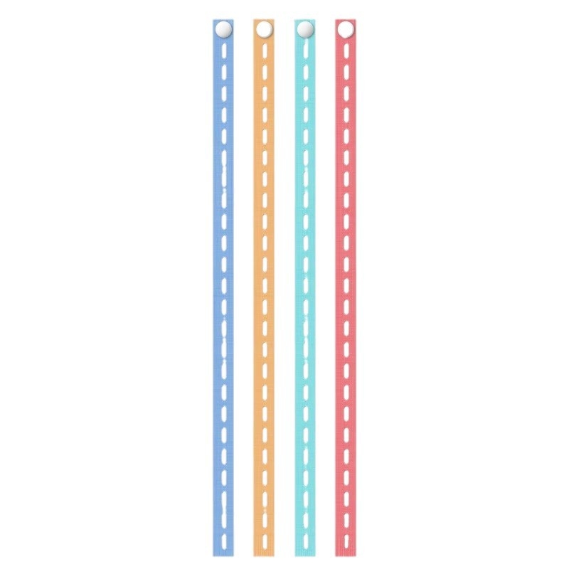 Poliesterio diržų laikymo rinkinys susuktoms drabužiams laikyti ir tvarkyti