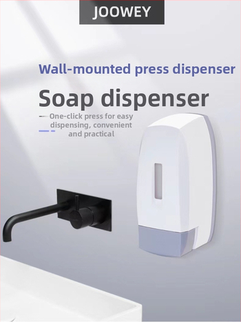 Διανομέας σαπουνιού τοίχου – χειροκίνητη λειτουργία (ABS; χύτευση με έγχυση; 380 g; OFC)