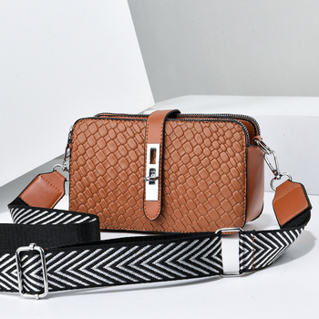 Emperor Rhinoceros PU crossbody torba — horizontalno kvadratni oblik, zatvaranje na zip, dokumentni i laminirani pretinci
