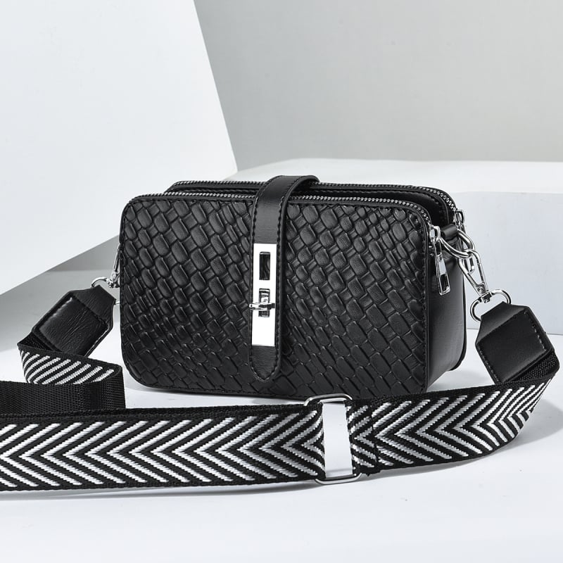 Emperor Rhinoceros PU crossbody torba — horizontalno kvadratni oblik, zatvaranje na zip, dokumentni i laminirani pretinci