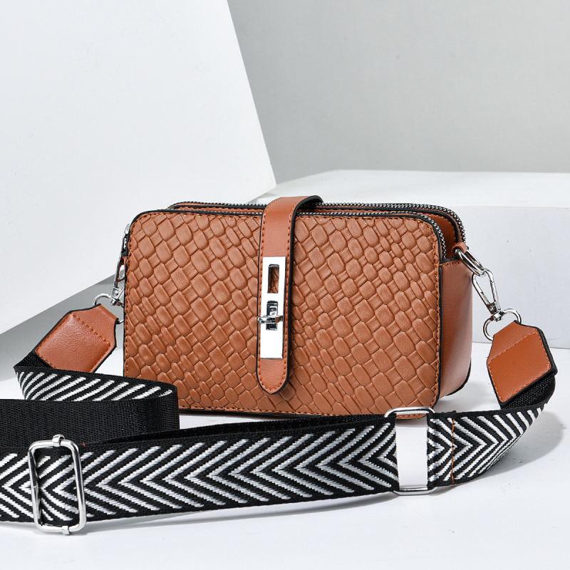 Emperor Rhinoceros PU crossbody torba — horizontalno kvadratni oblik, zatvaranje na zip, dokumentni i laminirani pretinci