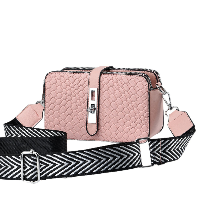 Emperor Rhinoceros PU crossbody torba — horizontalno kvadratni oblik, zatvaranje na zip, dokumentni i laminirani pretinci