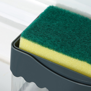 Κουτί πλήρωσης υγρών με χειροκίνητο πάτημα για απορρυπαντικά - Υλικό: PP + σφουγγάρι, Βάρος: 159 g, Διαδικασία: έγχυση, Στυλ: μοντέρνος μινιμαλισμός