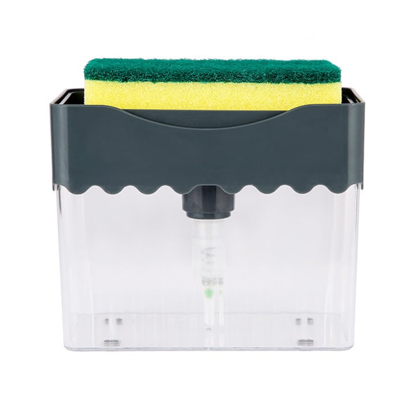 Κουτί πλήρωσης υγρών με χειροκίνητο πάτημα για απορρυπαντικά - Υλικό: PP + σφουγγάρι, Βάρος: 159 g, Διαδικασία: έγχυση, Στυλ: μοντέρνος μινιμαλισμός