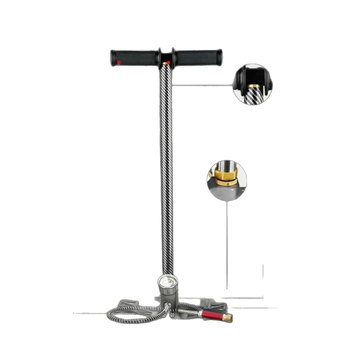 Ръчна помпа за високо налягане за пълнене на бутилки, неръждаема стомана, 620 мм, 2,4 кг, 30–40 MPa