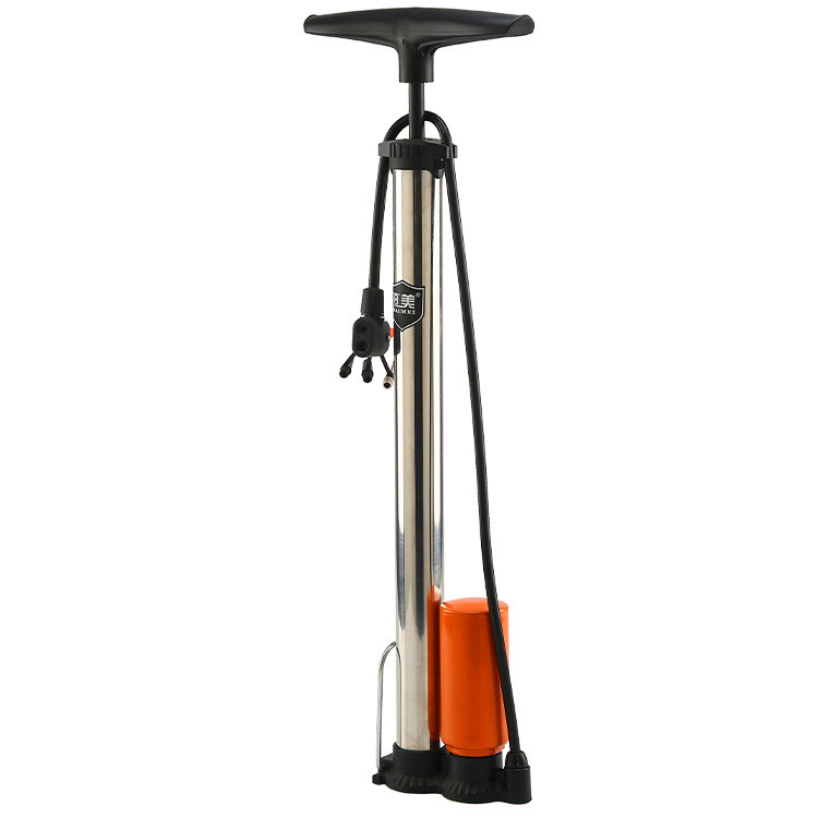 Ръчна въздушна помпа BM-6138 с манометър и високо налягане, 700 г, 160 PSI, многофункционален накрайник — за автомобили, електрически превозни средства, велосипеди и баскетболни топки