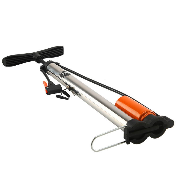 Ръчна въздушна помпа BM-6138 с манометър и високо налягане, 700 г, 160 PSI, многофункционален накрайник — за автомобили, електрически превозни средства, велосипеди и баскетболни топки