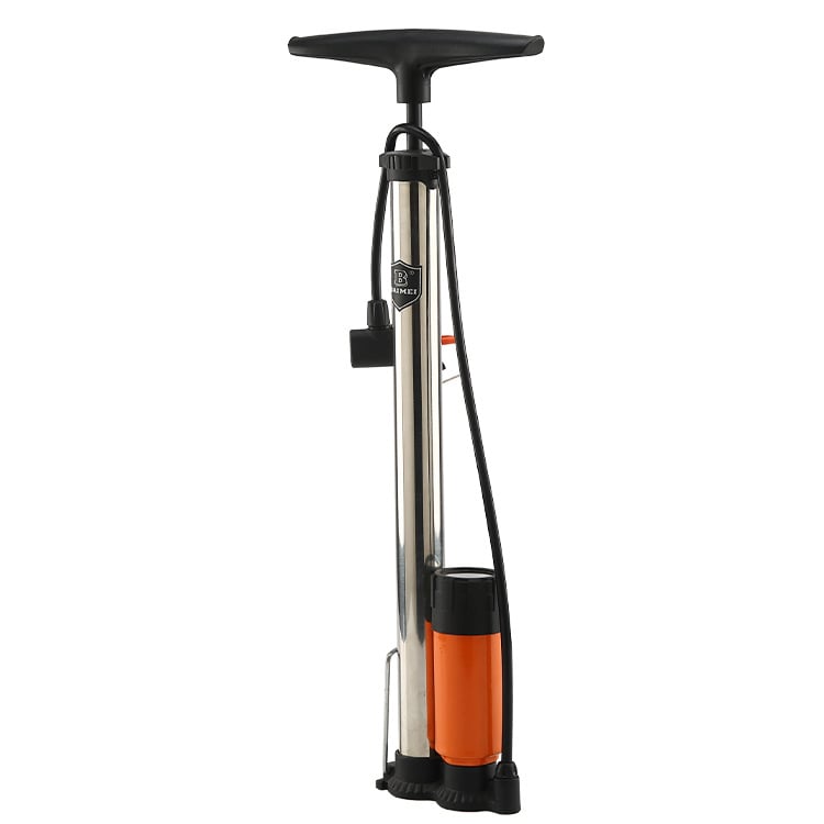 Ръчна въздушна помпа BM-6138 с манометър и високо налягане, 700 г, 160 PSI, многофункционален накрайник — за автомобили, електрически превозни средства, велосипеди и баскетболни топки