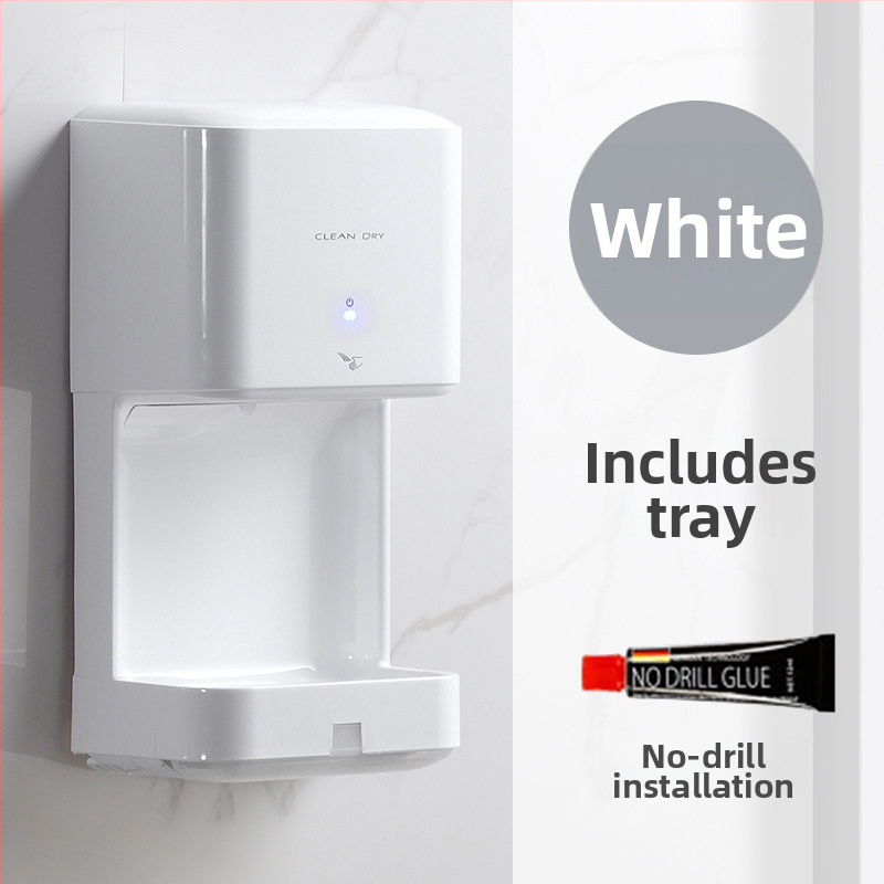 Комерсиален автоматичен сушилник за ръце, високоскоростен, сензорно активиран, ABS пластмаса, марка Zhuang Steel, тегло 2,5 кг