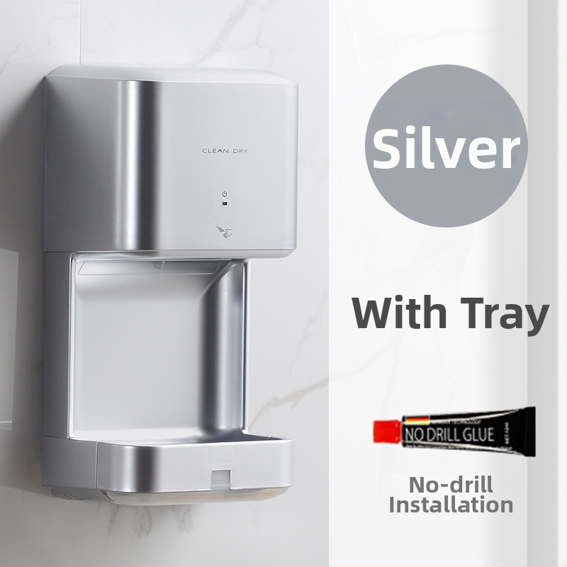 Комерсиален автоматичен сушилник за ръце, високоскоростен, сензорно активиран, ABS пластмаса, марка Zhuang Steel, тегло 2,5 кг