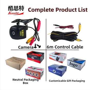 Cameră pentru oglinda retrovizoare a mașinii cu ecran mare Android, AHD-720p, vizionare nocturnă cu stele, unghi 180°, alimentare 12V, model Kst-ahd-4k aurora