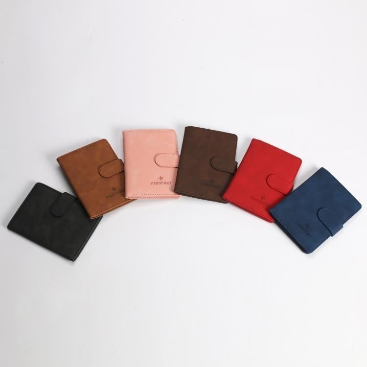 Τσάντα διαβατηρίου με PU δερμάτινο ιμάντα, unisex πολυλειτουργικό πορτοφόλι καρτών, αδιάβροχη και πολύ ελαφριά