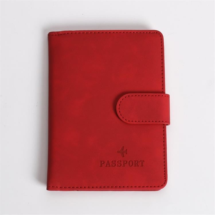 Τσάντα διαβατηρίου με PU δερμάτινο ιμάντα, unisex πολυλειτουργικό πορτοφόλι καρτών, αδιάβροχη και πολύ ελαφριά