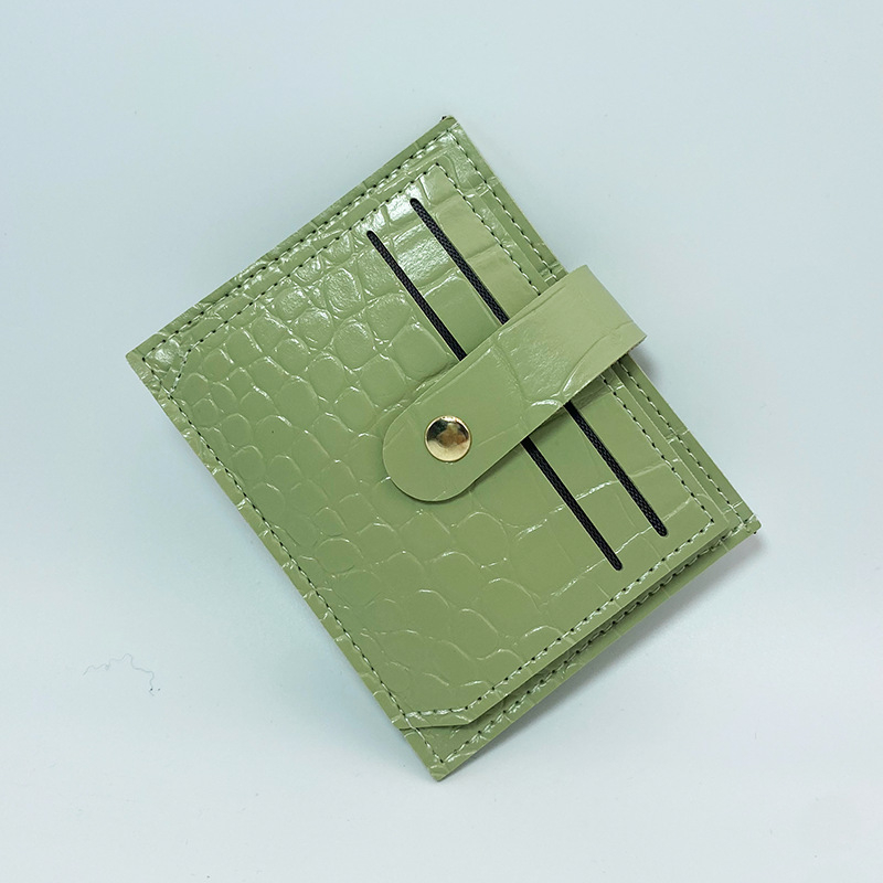 PU novčanik za kartice s uzorkom krokodila, unisex, gradski jednostavan stil, zaštita od krađe