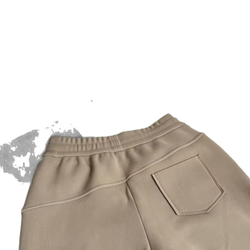 Vėjas nepraleidžiamos kelnytės poroms, laisvas kirpimas, organinis medvilnė 50–70% ir spandeksas 30–50%, tanki veliūro tekstūra, 2024 žiema