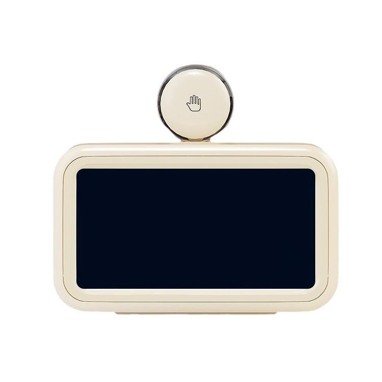 Държач за телефон с вакуумна чашка за баня, водоустойчива пластмасова кутия за телефон, стенен едноетажен рафт