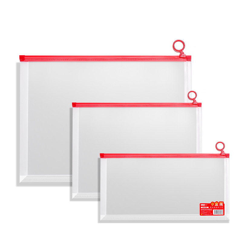 Bai yi Τσαντάκι γραφείου για εξετάσεις | Υλικό PP, Με φερμουάρ, Σχήμα τούβλου για έγγραφα