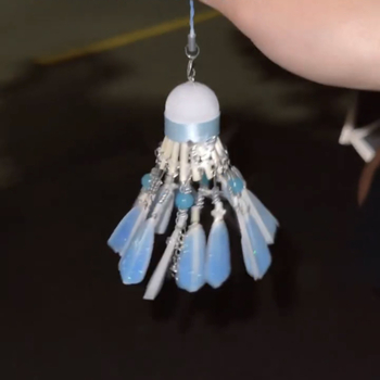 DIY privjesak za ruksak - fantastičan leptir, obojena plastika i smola, cvjetni uzorak, korejski stil
