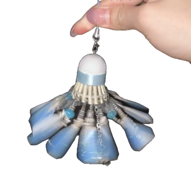 DIY privjesak za ruksak - fantastičan leptir, obojena plastika i smola, cvjetni uzorak, korejski stil