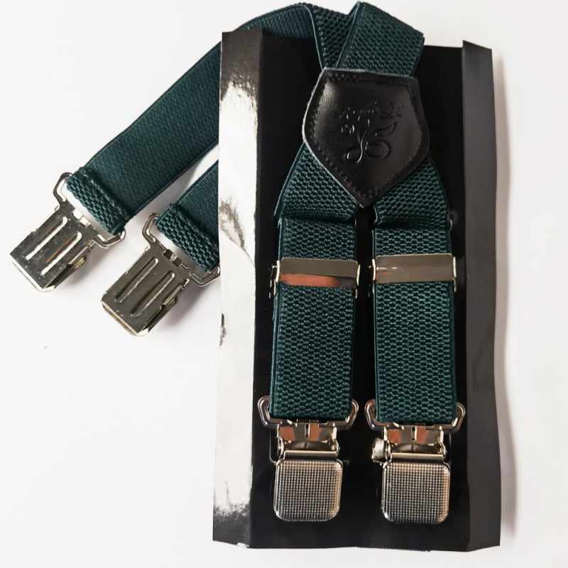 KANGDAI muške trake s kukuruznim uzorkom, poliester traka, X-tip 4 kopče, podesiva duljina