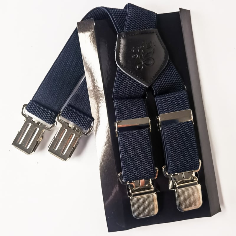 KANGDAI muške trake s kukuruznim uzorkom, poliester traka, X-tip 4 kopče, podesiva duljina