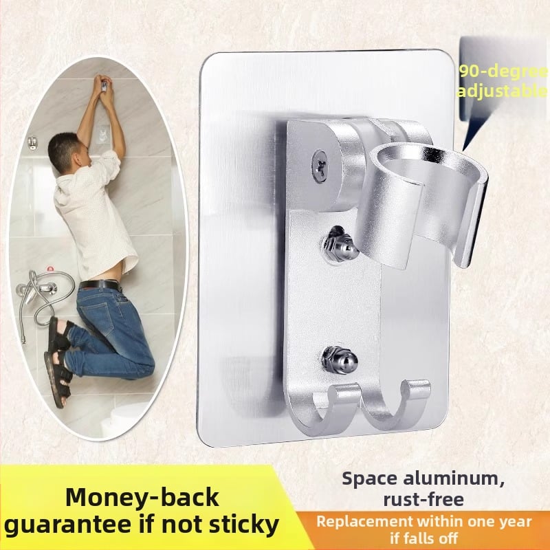 Suport pentru cap de duș montat pe perete - fără găuri, reglabil, design modern minimalist