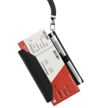 Δερμάτινη θήκη διαβατηρίου με προστασία RFID, θήκες για κάρτες και θήκη για εισιτήριο επιβίβασης – unisex, PU δέρμα, συνθετική επένδυση, στυλ επιχειρηματικό/ταξίδι