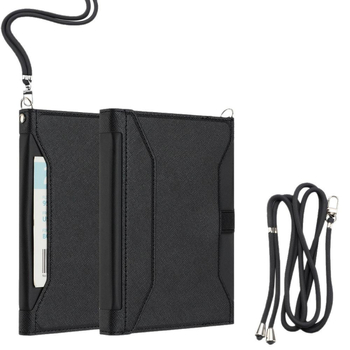 Δερμάτινη θήκη διαβατηρίου με προστασία RFID, θήκες για κάρτες και θήκη για εισιτήριο επιβίβασης – unisex, PU δέρμα, συνθετική επένδυση, στυλ επιχειρηματικό/ταξίδι