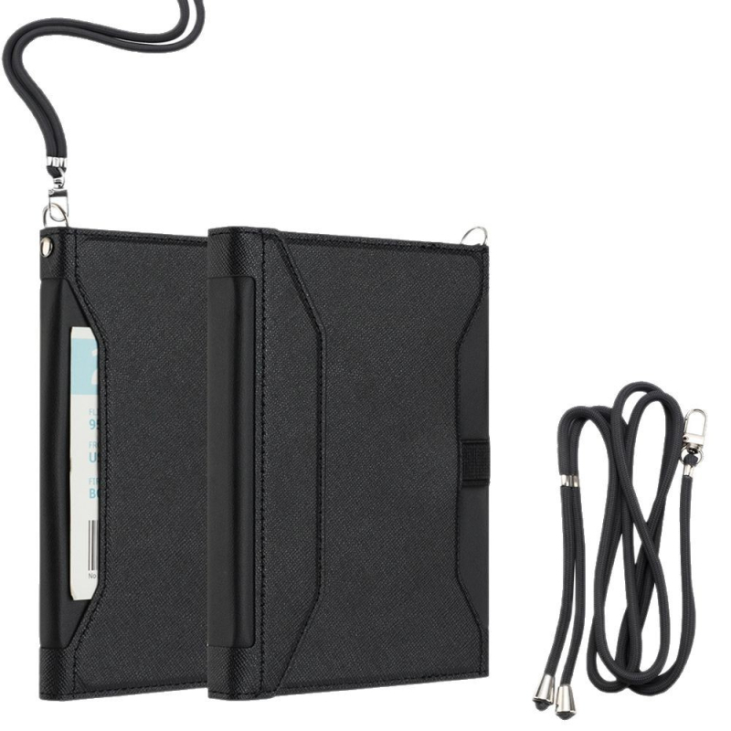 Δερμάτινη θήκη διαβατηρίου με προστασία RFID, θήκες για κάρτες και θήκη για εισιτήριο επιβίβασης – unisex, PU δέρμα, συνθετική επένδυση, στυλ επιχειρηματικό/ταξίδι